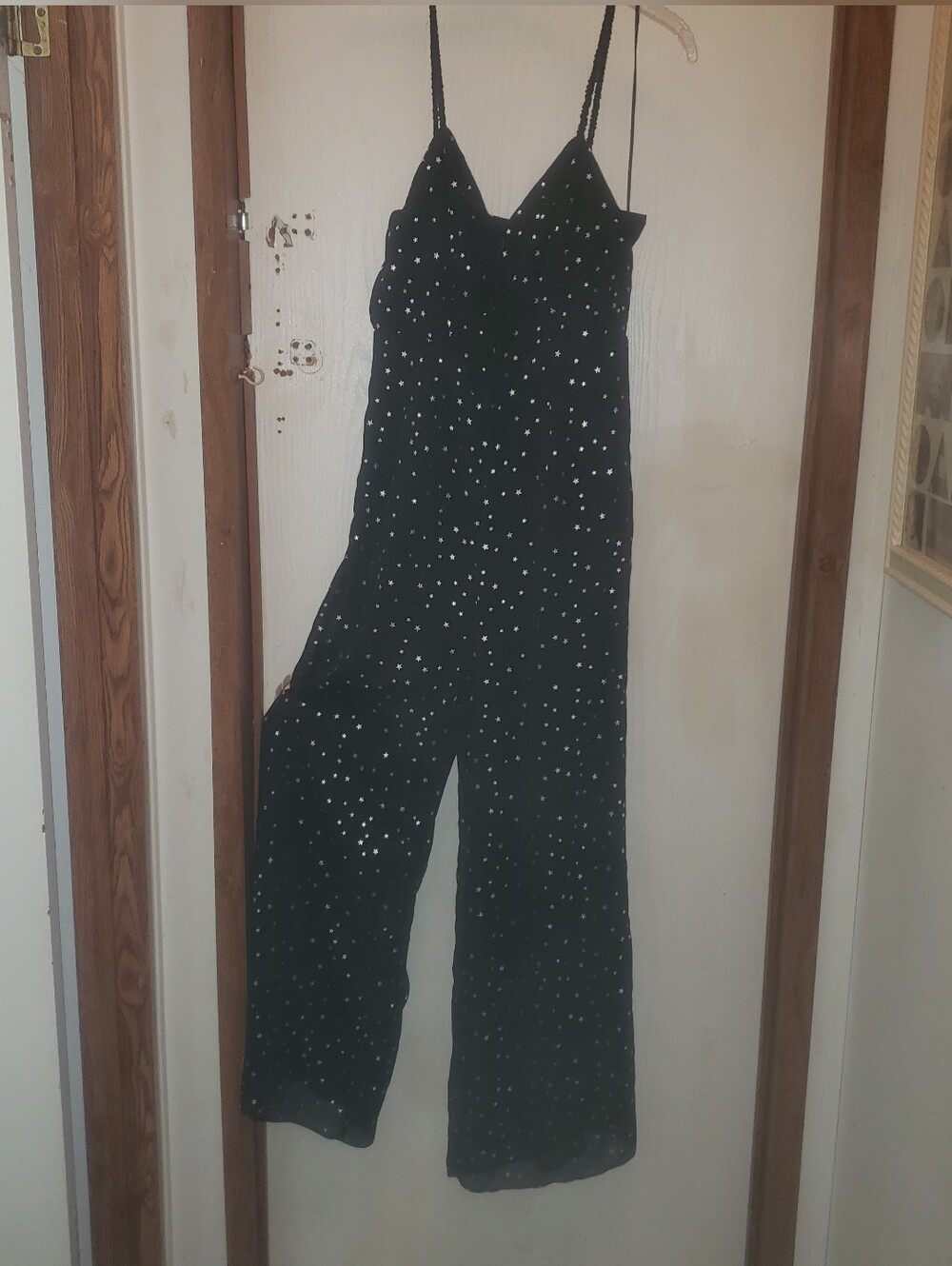 Black Polka Dot Wide-Leg Jumpsuit
